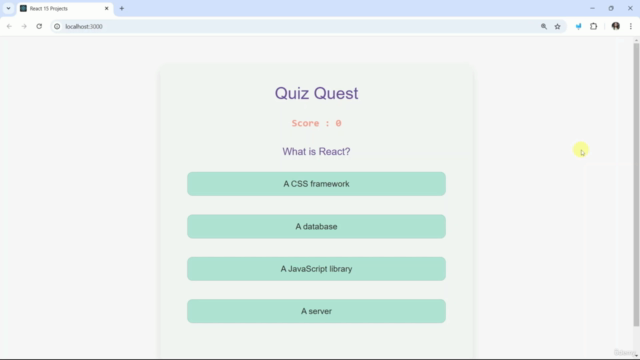 15 React Projects: Enhance Your Skills as a Beginner – Screenshot 2