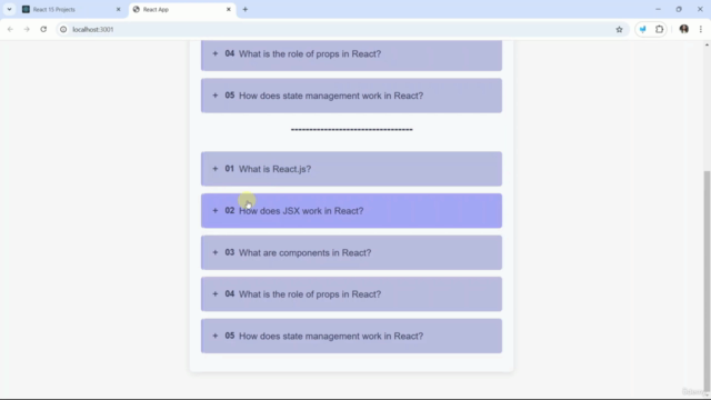 15 React Projects: Enhance Your Skills as a Beginner – Screenshot 4