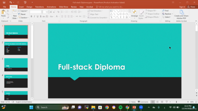 Full Stack Web Developer – Screenshot 1