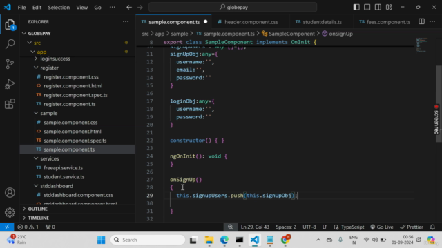 Angular technologies with hands on. – Screenshot 4