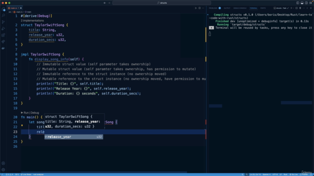 Learn to Code with Rust – Screenshot 1