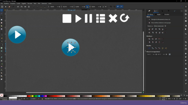 Game Asset 2D ( GUI ) crea e vendi con Inkscape – Screenshot 2