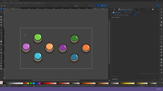 Game Asset 2D ( GUI ) crea e vendi con Inkscape – Screenshot 3