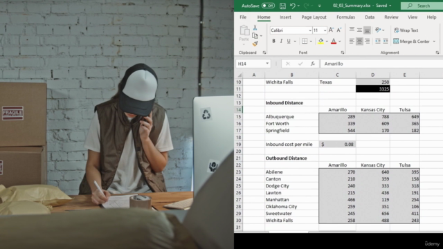 Excel for Supply Chain Analysis: Solve Transportation Issues – Screenshot 4