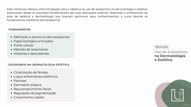Introdução ao uso de Exossomos na Estética – Screenshot 3