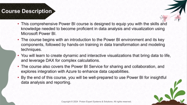 Mastering Power BI:Data Analysis and Visualization(Oct 2024) – Screenshot 2