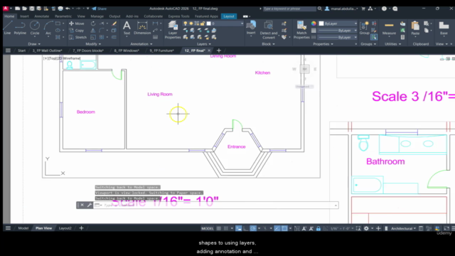 AutoCAD 2026 Essentials – Complete Course – Screenshot 4