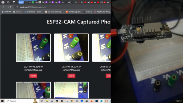 Uploading ESP32-CAM Images to a PHP Website with Arduino IDE – Screenshot 1