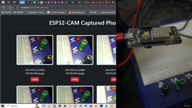 Uploading ESP32-CAM Images to a PHP Website with Arduino IDE – Screenshot 3