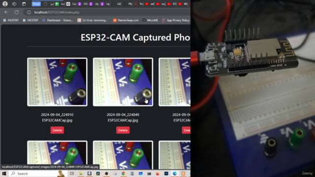 Uploading ESP32-CAM Images to a PHP Website with Arduino IDE – Screenshot 4
