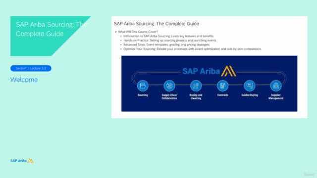 The Complete SAP Ariba Sourcing Masterclass (2025 Edition) – Screenshot 2