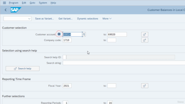 SAP S/4HANA Foundations - Basic Reporting – Screenshot 4
