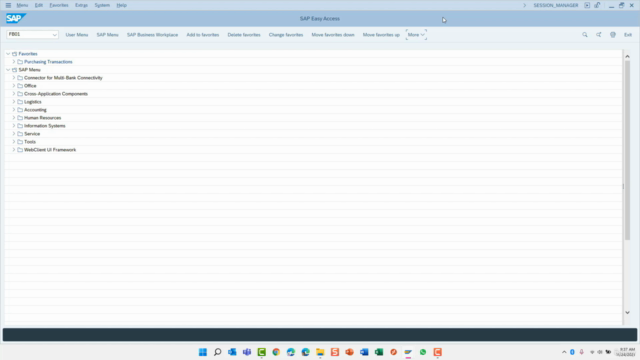 SAP S/4HANA Foundations - Basic Navigation – Screenshot 4