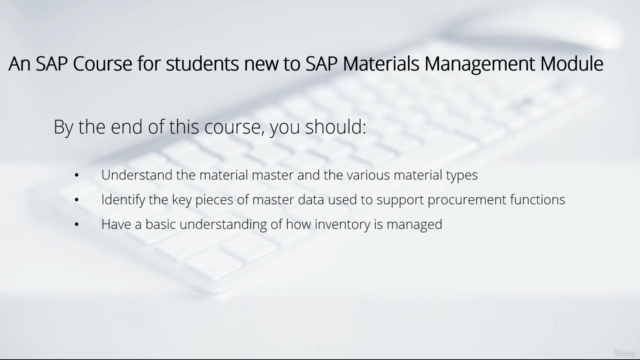 SAP MM Fundamentals for Beginners – Screenshot 2
