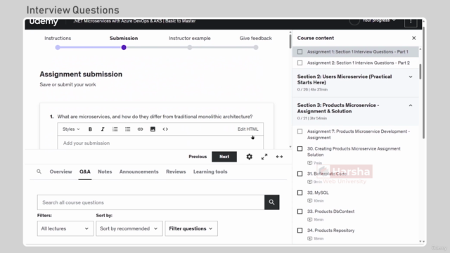 .NET Microservices with Azure DevOps & AKS | Basic to Master – Screenshot 4