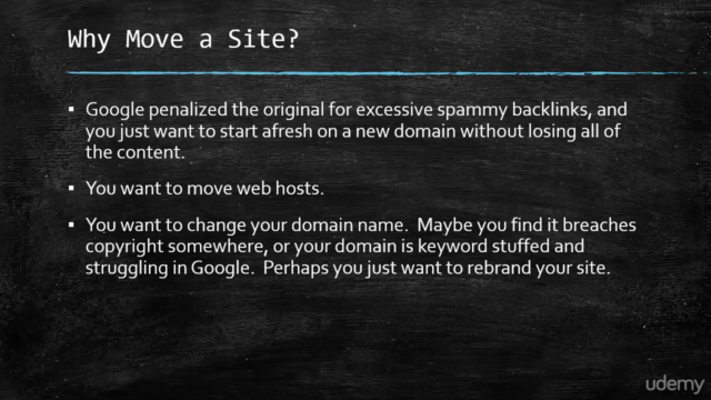 Learn How to Move a Wordpress Website – Screenshot 1