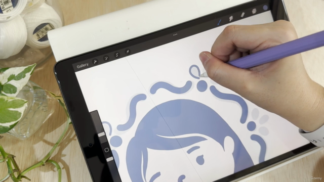 design a vinyl decal for tumbler using Procreate and cricut – Screenshot 1