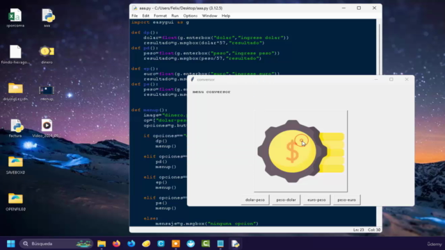 Python: interfaz gráfica rápida con EasyGUI – Screenshot 3