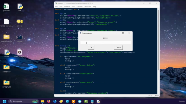 Python: interfaz gráfica rápida con EasyGUI – Screenshot 4