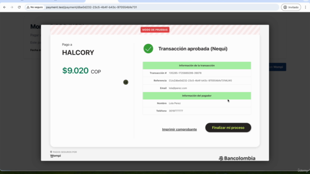Procesar pagos para LATAM en Laravel – Screenshot 2