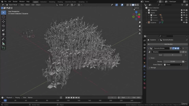 Blender Geometry Nodes for Beginners - Foliage Scatter – Screenshot 2