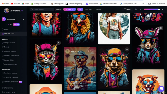 Crie estampas com IA e venda com print on demand – Screenshot 1