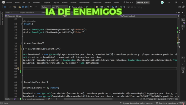 Curso Completo Master en Unity 3D y C# 2024 – Screenshot 3