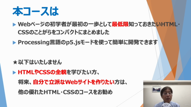 最初の一歩はこの講座から: HTMLとCSSで作るWebページの初歩 – Screenshot 4