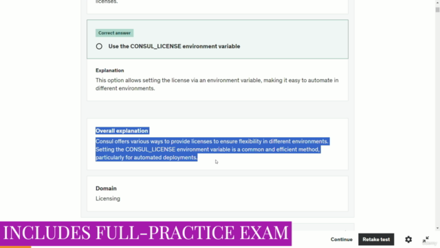 HashiCorp Certified Consul Associate Mock Exam Test – Screenshot 1