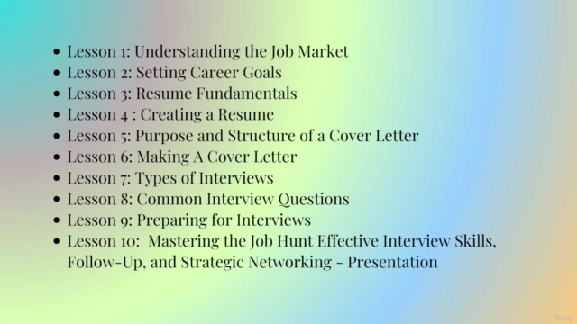 Ultimate Job Seeker Course - Resume, Cover Letter, Interview – Screenshot 2