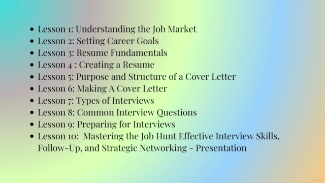 Ultimate Job Seeker Course - Resume, Cover Letter, Interview – Screenshot 4