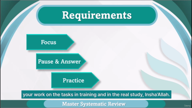 Master Systematic Review; A Step-by-Step Guidance (Module 2) – Screenshot 4