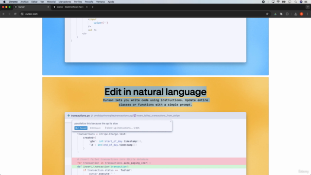 Cursor - Programa con IA usando Cursor – Screenshot 2