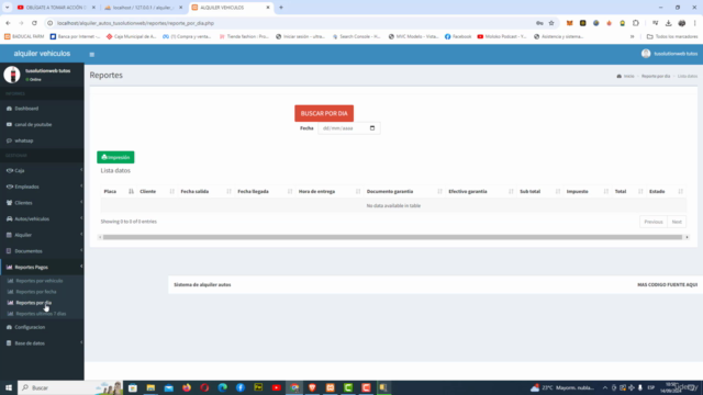 sistema de alquiler de autos php codigo fuente – Screenshot 4