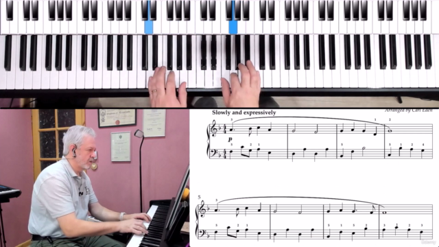 Play 10 Popular Christmas Carols Arranged for Beginner Piano – Screenshot 3