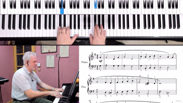 Play 10 Popular Christmas Carols Arranged for Beginner Piano – Screenshot 4
