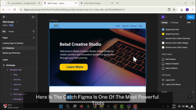 Figma for Beginners: Web Design and Mobile App Design – Screenshot 1