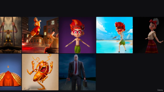 3D Character Creation : From Modeling to Rigging – Screenshot 1