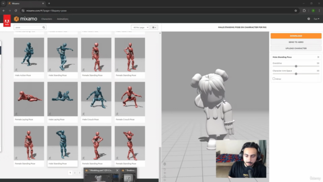 3D Character Creation : From Modeling to Rigging – Screenshot 4