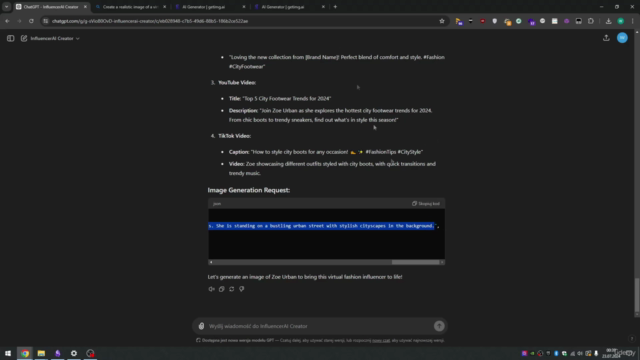 Kurs wirtualny infuencer - stwórz go z AI – Screenshot 4