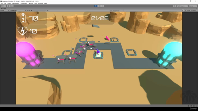 Master Unity: Build a Sci-Fi Tower Defense Game from Scratch – Screenshot 2