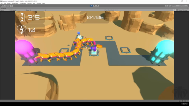 Master Unity: Build a Sci-Fi Tower Defense Game from Scratch – Screenshot 4