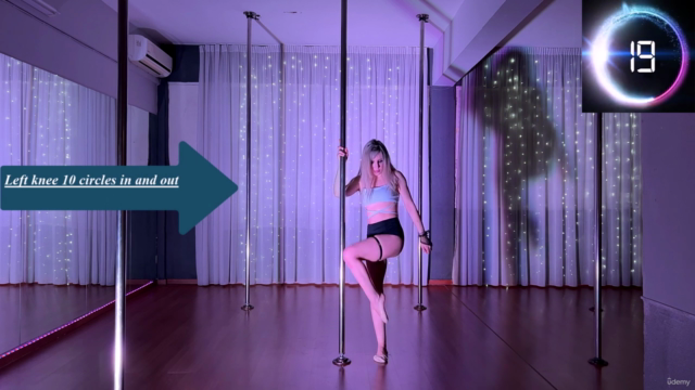 Exotic Pole Dance: Choreography, Breakdowns, Warm-up, Splits – Screenshot 1