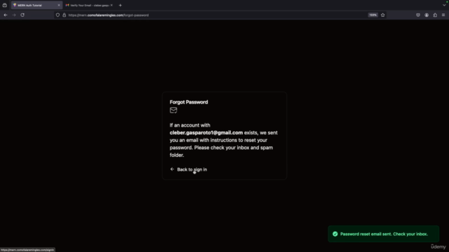 Curso Completo de Autenticação com MERN Stack e AWS – Screenshot 1