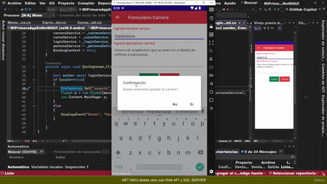 .NET MAUI desde cero con Web API y SQL SERVER – Screenshot 2