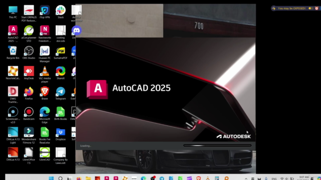 Lets Learn AutoCAD 2025 – Screenshot 1