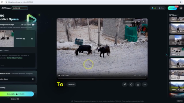 Master AI Video Generation With KlingAI Generative AI – Screenshot 4