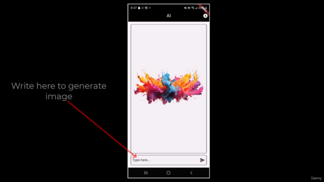 Flutter AI Masterclass: Build Stunning Image Generator Apps – Screenshot 1