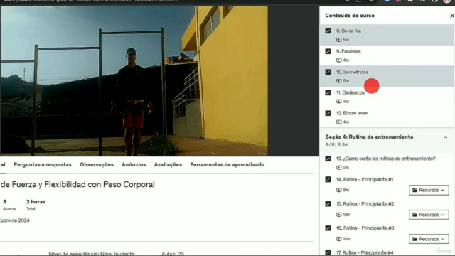 Calistenia para Principiantes: Entrenamientos en Casa – Screenshot 1