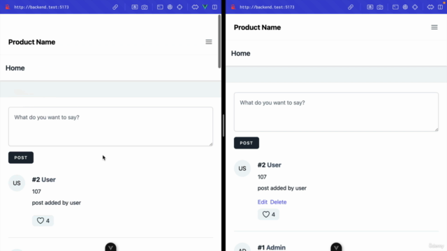Building Realtime Web Apps with Laravel, Vue 3 and Reverb – Screenshot 1